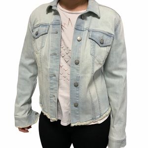 NYDJ Light Wash Denim Jean Jacket